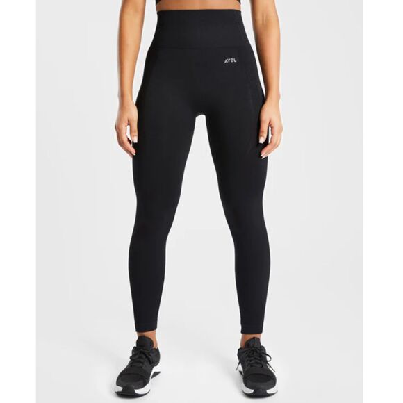 AYBL Women's Size Medium Black Balance V2 Seamless Leggings Yoga Running - Picture 1 of 8